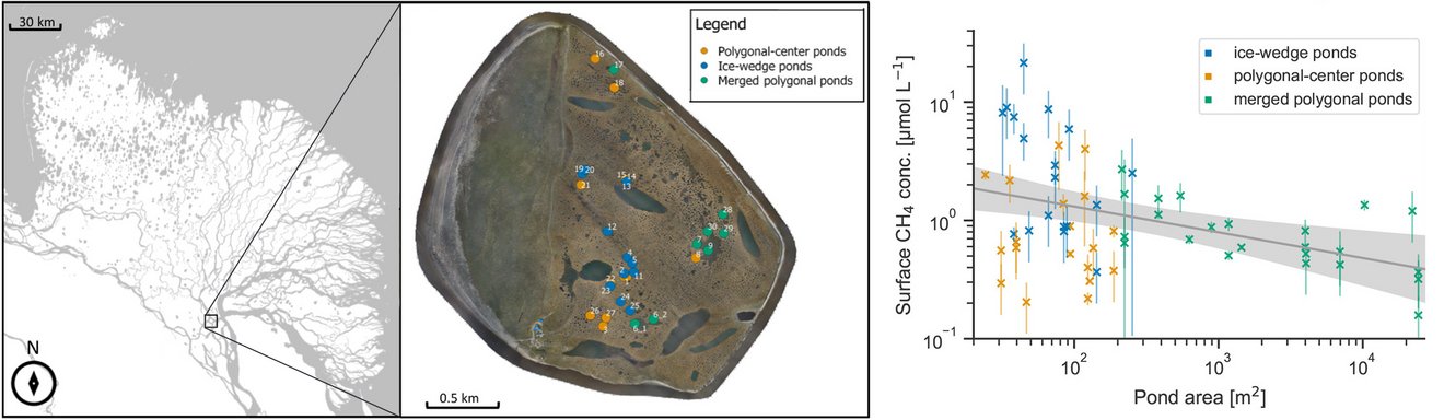 Surface concentrations methane