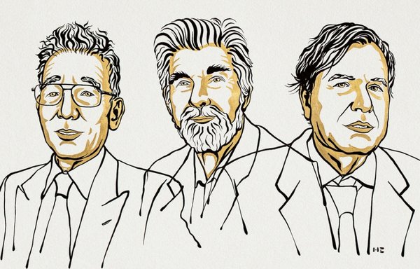 Illustration Manabe, Hasselmann und Parisi, Nobelpreisträger für Physik 2021