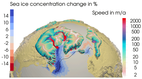 Sea ice concentration