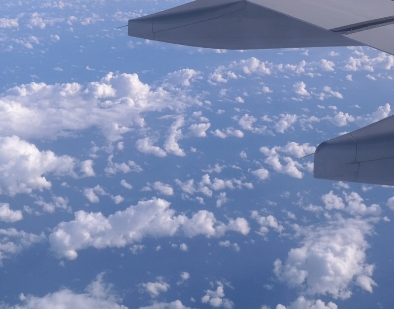 Wolken aus dem Forschungsflugzeug HALO