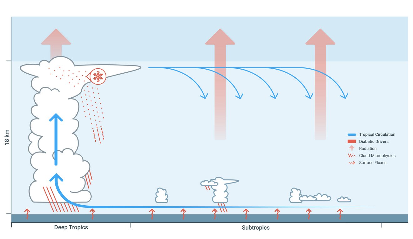 Schematic of the tropical circulation