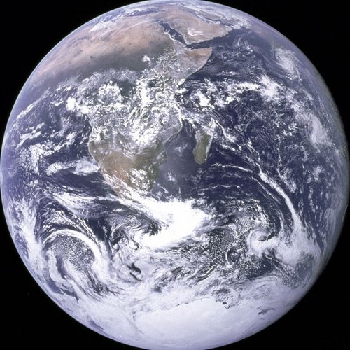 The Earth seen from Apollo 17