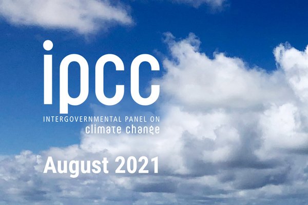 Eyecatcher IPCC, Bild mit Wolken
